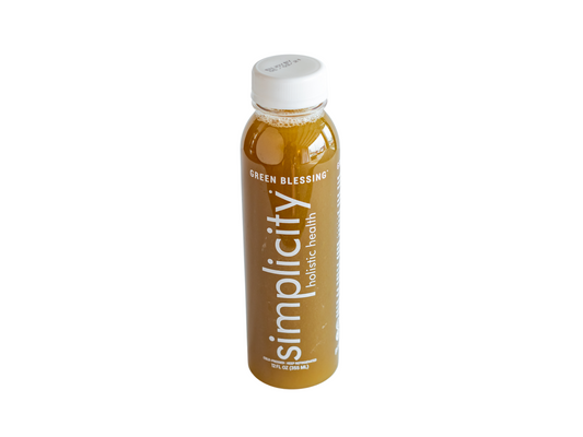 12-oz bottle of Simplicity Cold-Pressed Juice: Green Blessing
